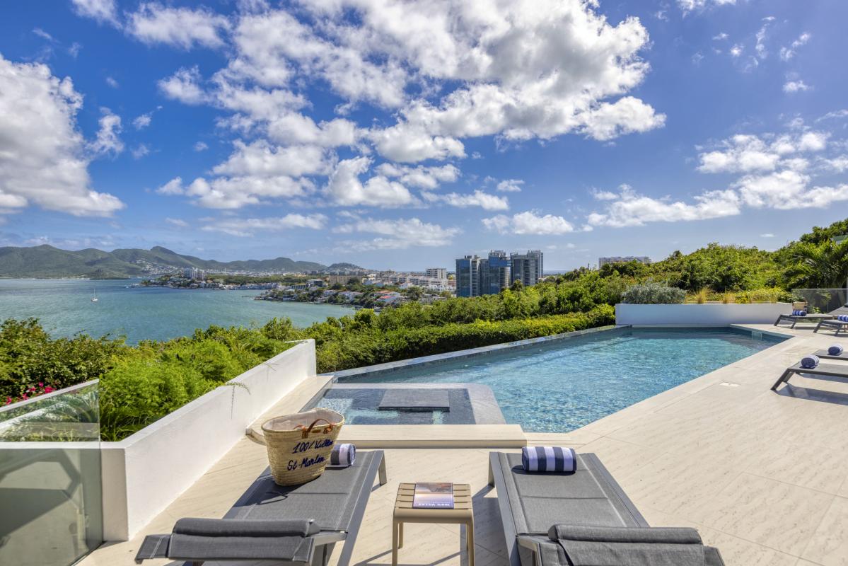 3.Location Villa piscine vue mer Terres Basses Saint Martin_vue mer